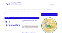 Desktop Screenshot of newscentralasia.net