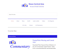 Tablet Screenshot of newscentralasia.net